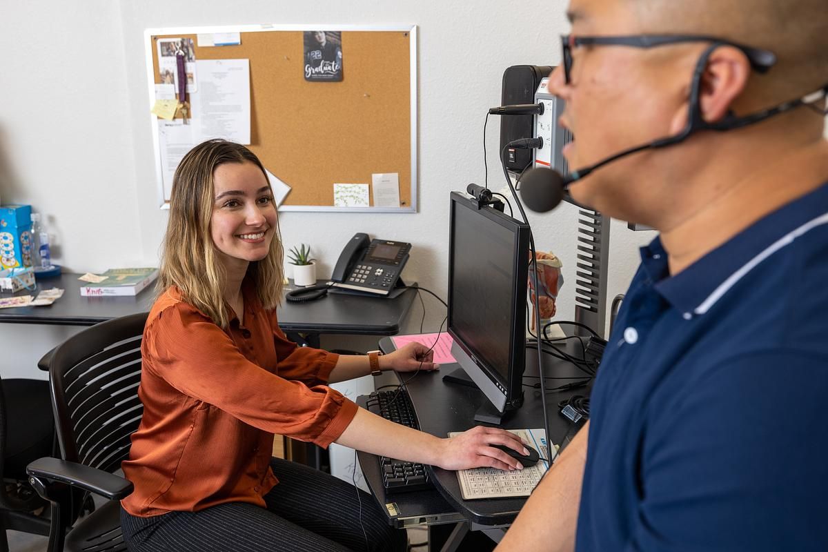 Students practice under the Department of Communication Sciences and Disorders of the Speech-Language Pathologists (SLP) program.
